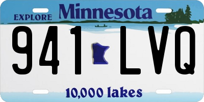 MN license plate 941LVQ