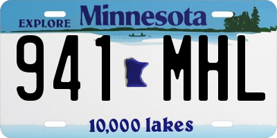 MN license plate 941MHL