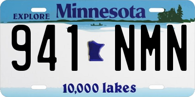 MN license plate 941NMN