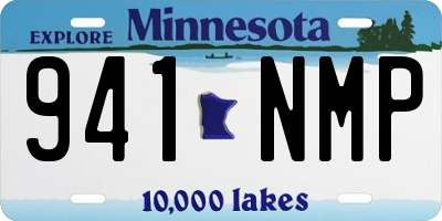 MN license plate 941NMP