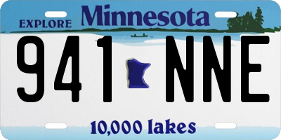 MN license plate 941NNE