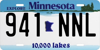 MN license plate 941NNL