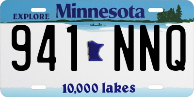 MN license plate 941NNQ