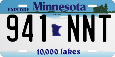 MN license plate 941NNT