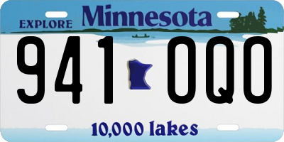 MN license plate 941OQO