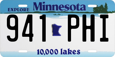 MN license plate 941PHI