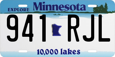 MN license plate 941RJL