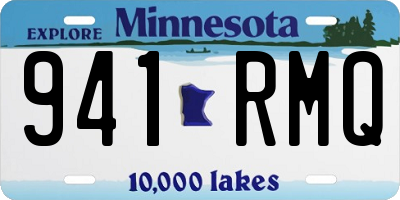 MN license plate 941RMQ