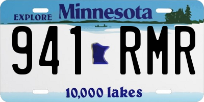 MN license plate 941RMR