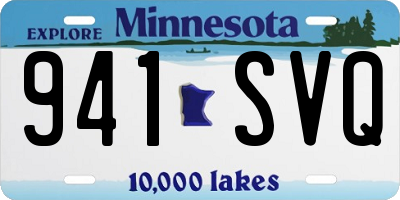 MN license plate 941SVQ