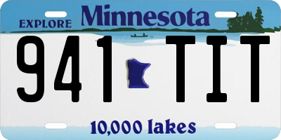 MN license plate 941TIT