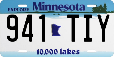 MN license plate 941TIY