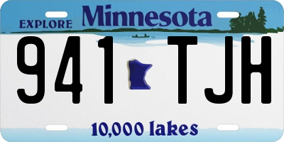 MN license plate 941TJH