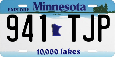 MN license plate 941TJP