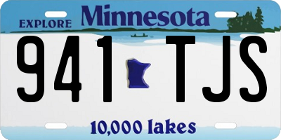 MN license plate 941TJS