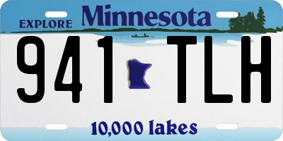 MN license plate 941TLH