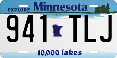 MN license plate 941TLJ
