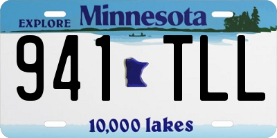 MN license plate 941TLL