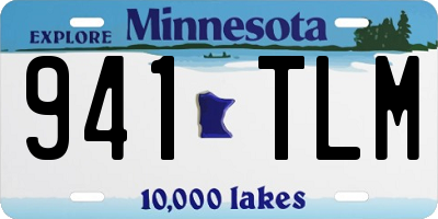 MN license plate 941TLM