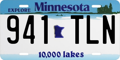MN license plate 941TLN