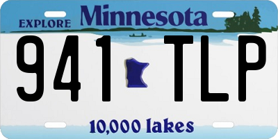 MN license plate 941TLP