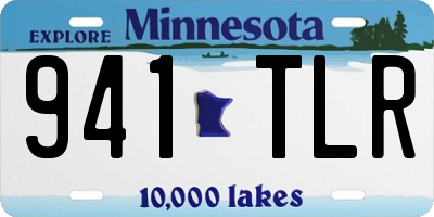 MN license plate 941TLR