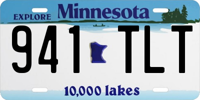 MN license plate 941TLT