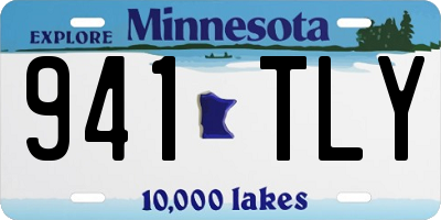 MN license plate 941TLY