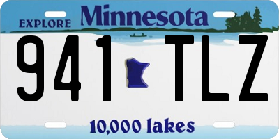 MN license plate 941TLZ