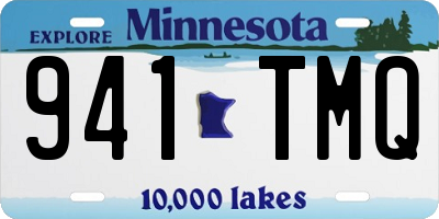 MN license plate 941TMQ