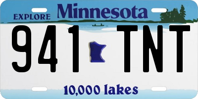 MN license plate 941TNT