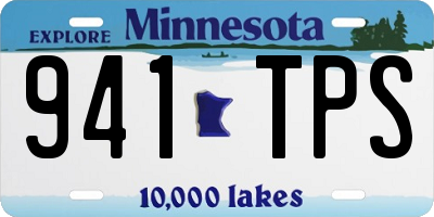 MN license plate 941TPS