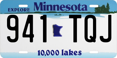 MN license plate 941TQJ