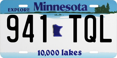 MN license plate 941TQL