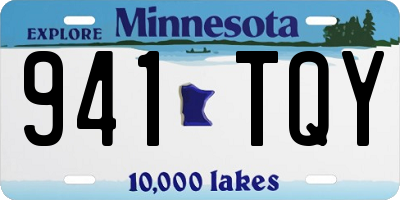 MN license plate 941TQY