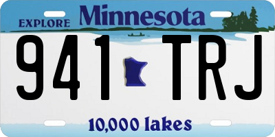MN license plate 941TRJ