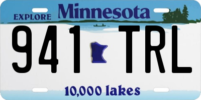 MN license plate 941TRL