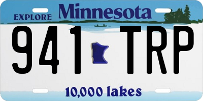 MN license plate 941TRP