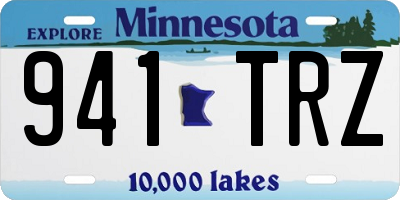 MN license plate 941TRZ