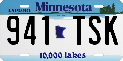 MN license plate 941TSK