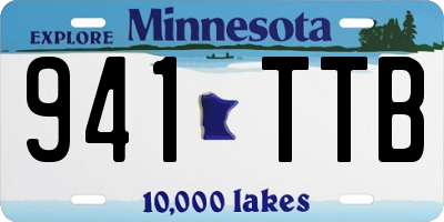 MN license plate 941TTB
