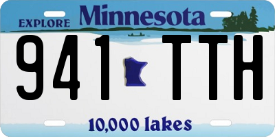 MN license plate 941TTH