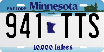 MN license plate 941TTS