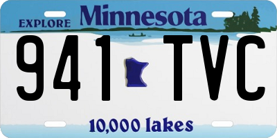 MN license plate 941TVC