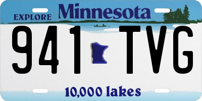 MN license plate 941TVG