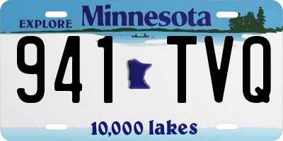MN license plate 941TVQ