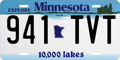 MN license plate 941TVT