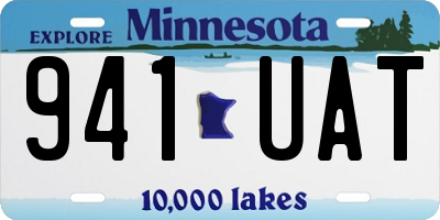 MN license plate 941UAT