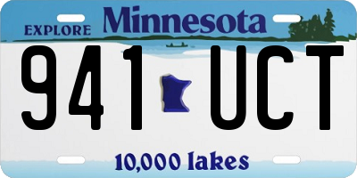 MN license plate 941UCT