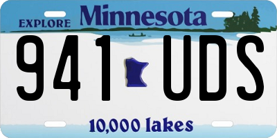 MN license plate 941UDS